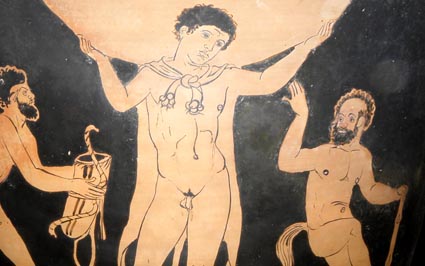 Bell-krater, Apulian RF, Milan, Museo Civico Archeologico AO.9.2841; Coregi Painter. 400-360 BC. Photograph © Alexandre G. Mitchell: click on the picture for a larger view Photograph © Alexandre G. Mitchell.